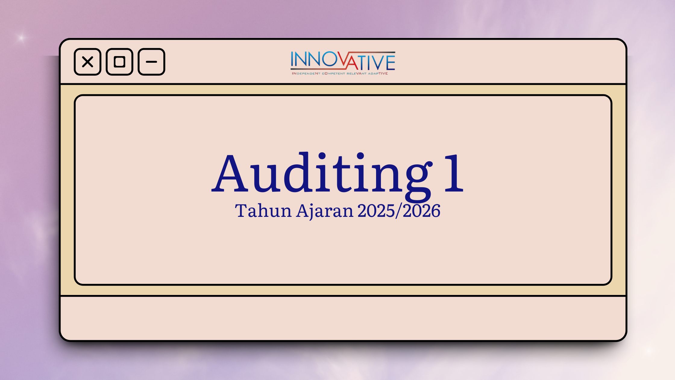 Auditing 1 - Kelas D